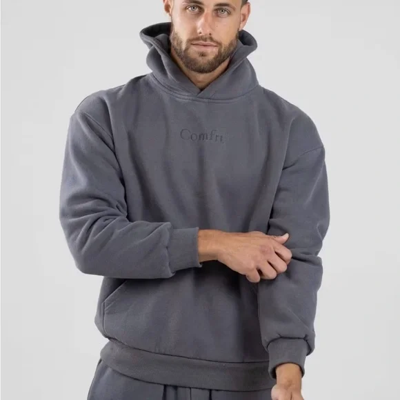 Comfrt Signature Hoodie in Steel Grey - Picture 2 of 4